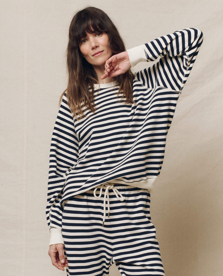 College Sweatshirt Stripe