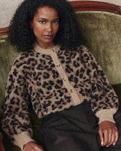 Load image into Gallery viewer, The Windsor Cardigan - Leopard
