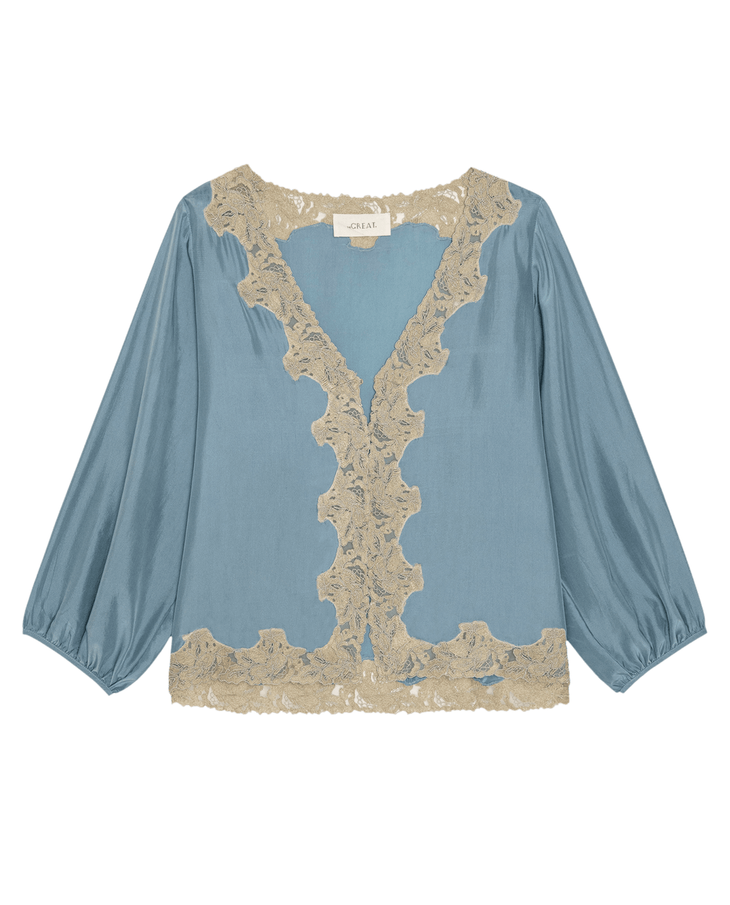 The Legacy Top Blue/Cream