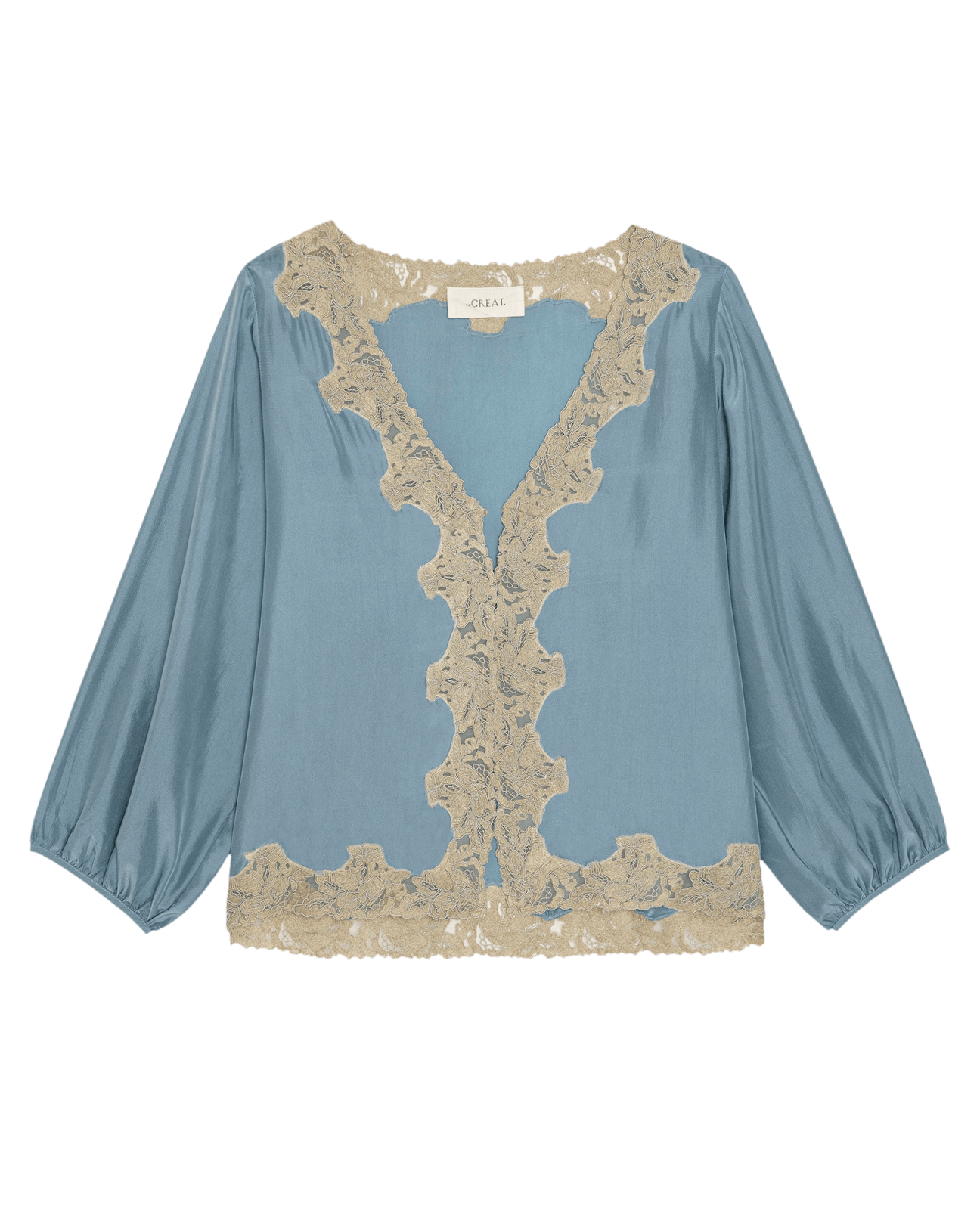 The Legacy Top Blue/Cream