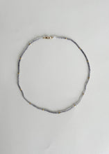 Load image into Gallery viewer, Grey Iolite and GV beads Necklace
