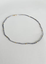 Load image into Gallery viewer, Grey Iolite and GV beads Necklace
