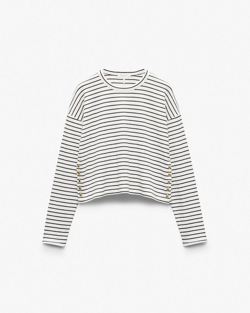 The Knit Stripe Crewneck Pullover