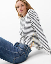 Load image into Gallery viewer, The Knit Stripe Crewneck Pullover
