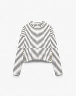 The Knit Stripe Crewneck Pullover