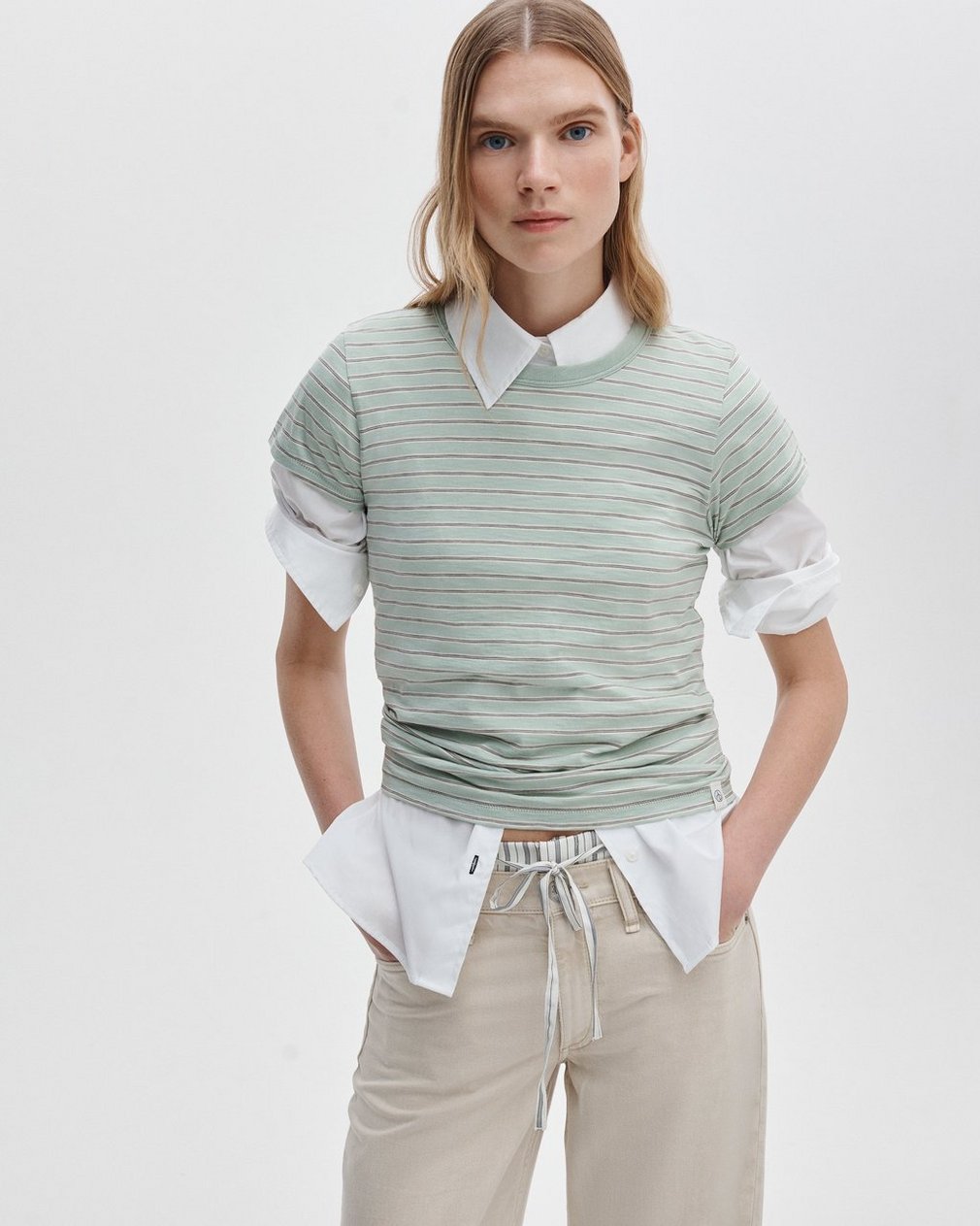 The Slub Striped Tee