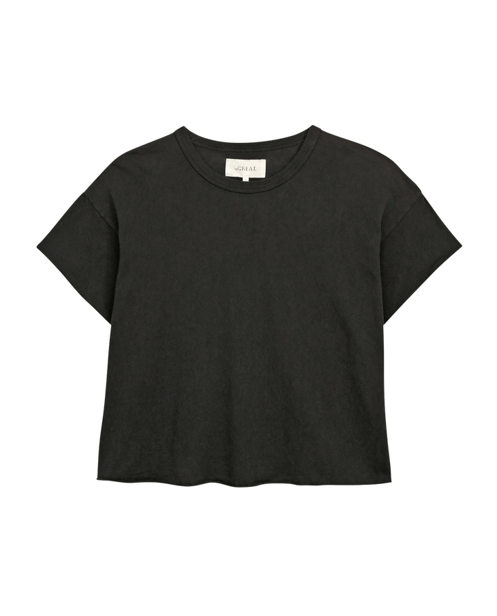 Crop Tee Almost Black