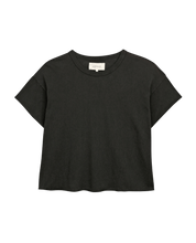 Load image into Gallery viewer, The Crop tee Black
