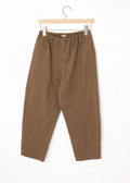 Crinkle Cropped Trousers Military