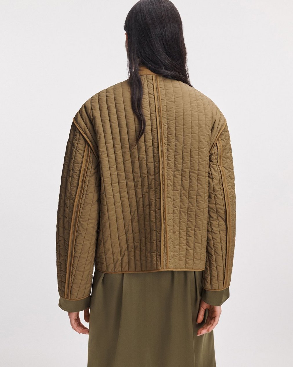 Vito Liner Jacket in Dk Olive