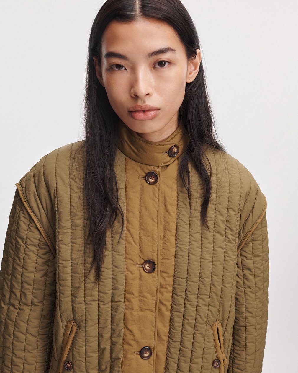 Vito Liner Jacket in Dk Olive