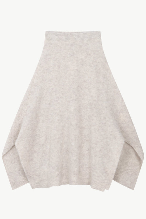 Abel Knit Skirt Beige Melange