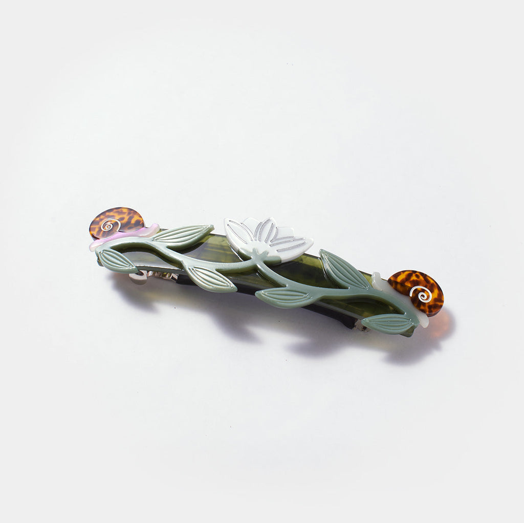 Broceliande Barrette Lotus Snails