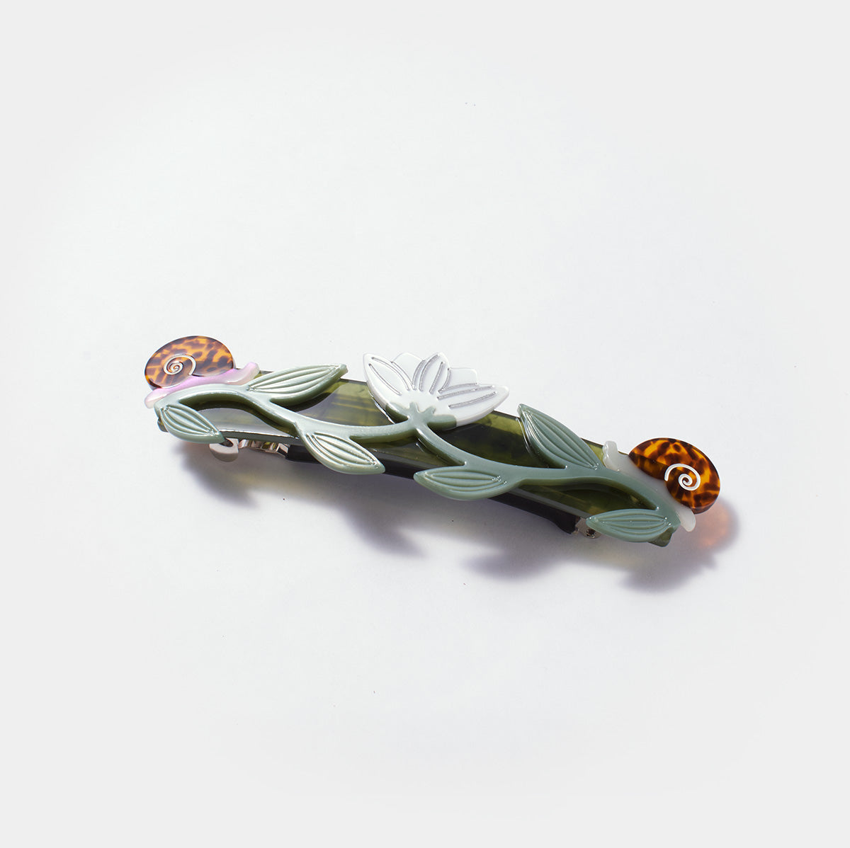 Broceliande Barrette Lotus Snails
