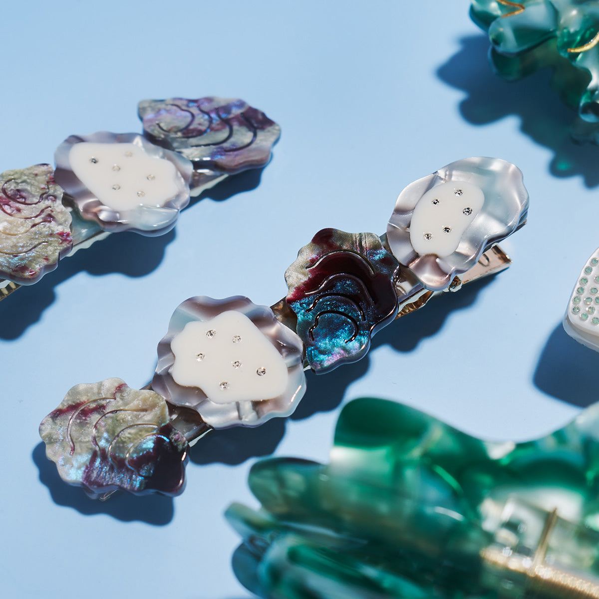 Oyster Clip Rhinestone Foodie
