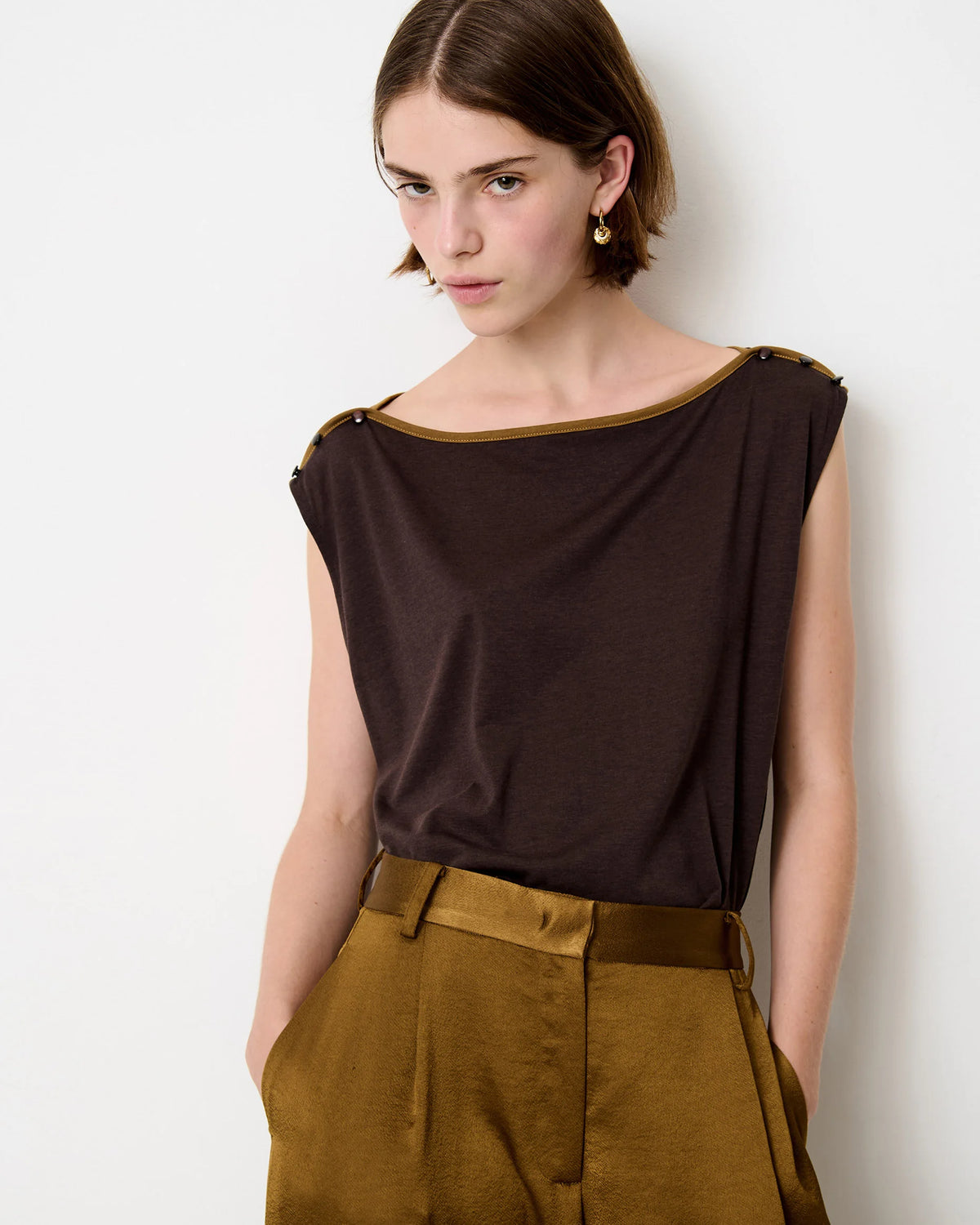Damari Shirt Espresso Bronze
