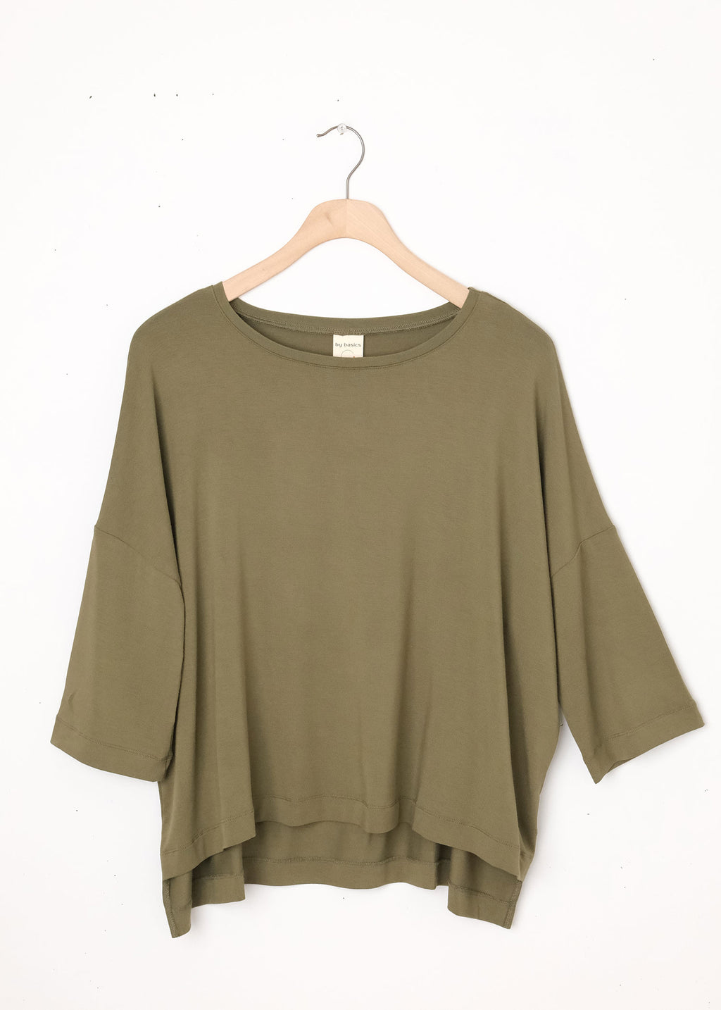 Wide Shirt 3/4 Capers