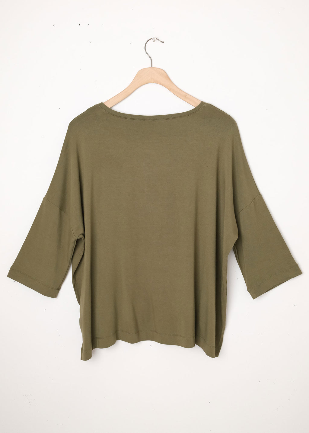 Wide Shirt 3/4 Capers