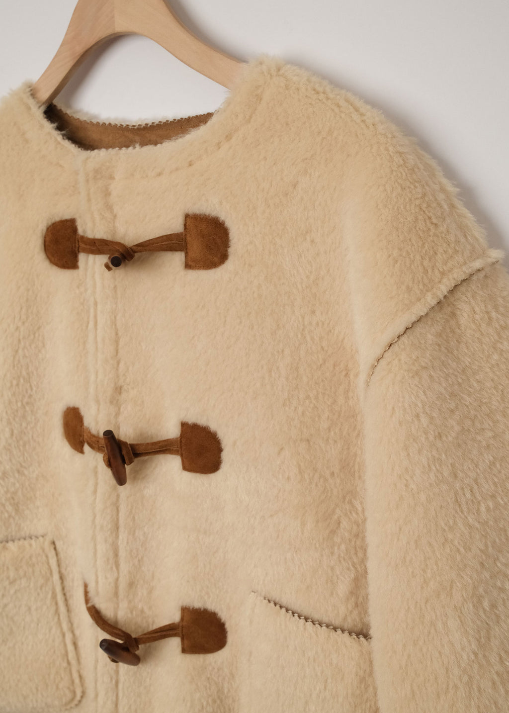 Woodside Toggle Coat Cream