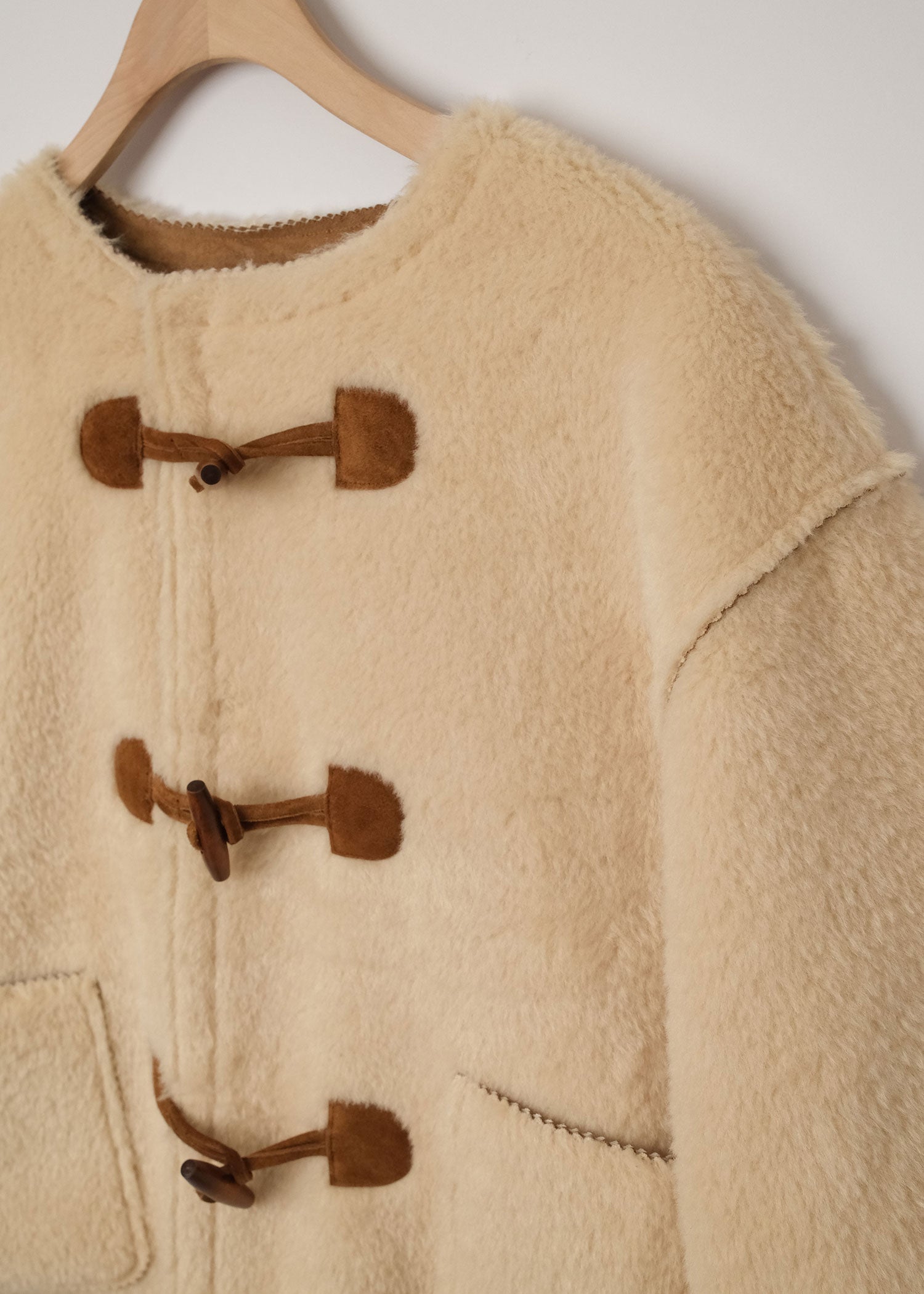 Woodside Toggle Coat Cream