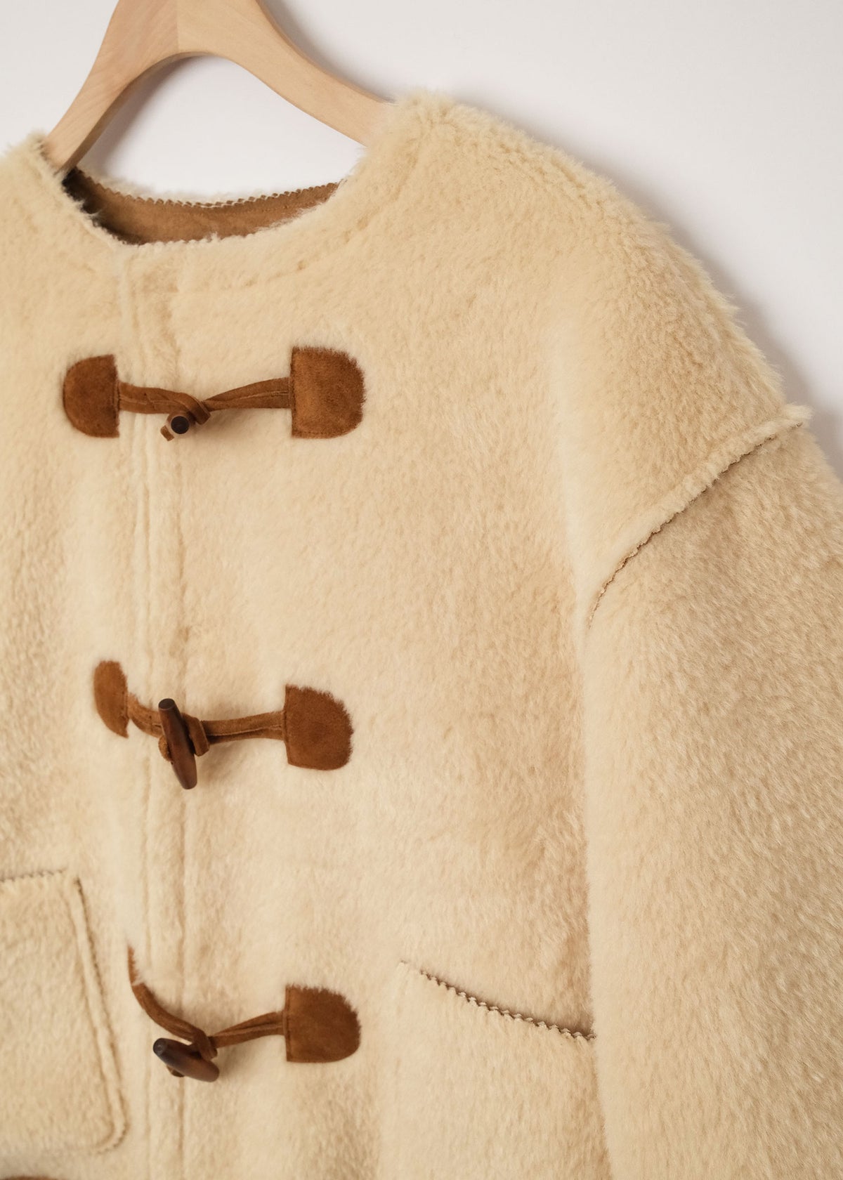 Woodside Toggle Coat Cream