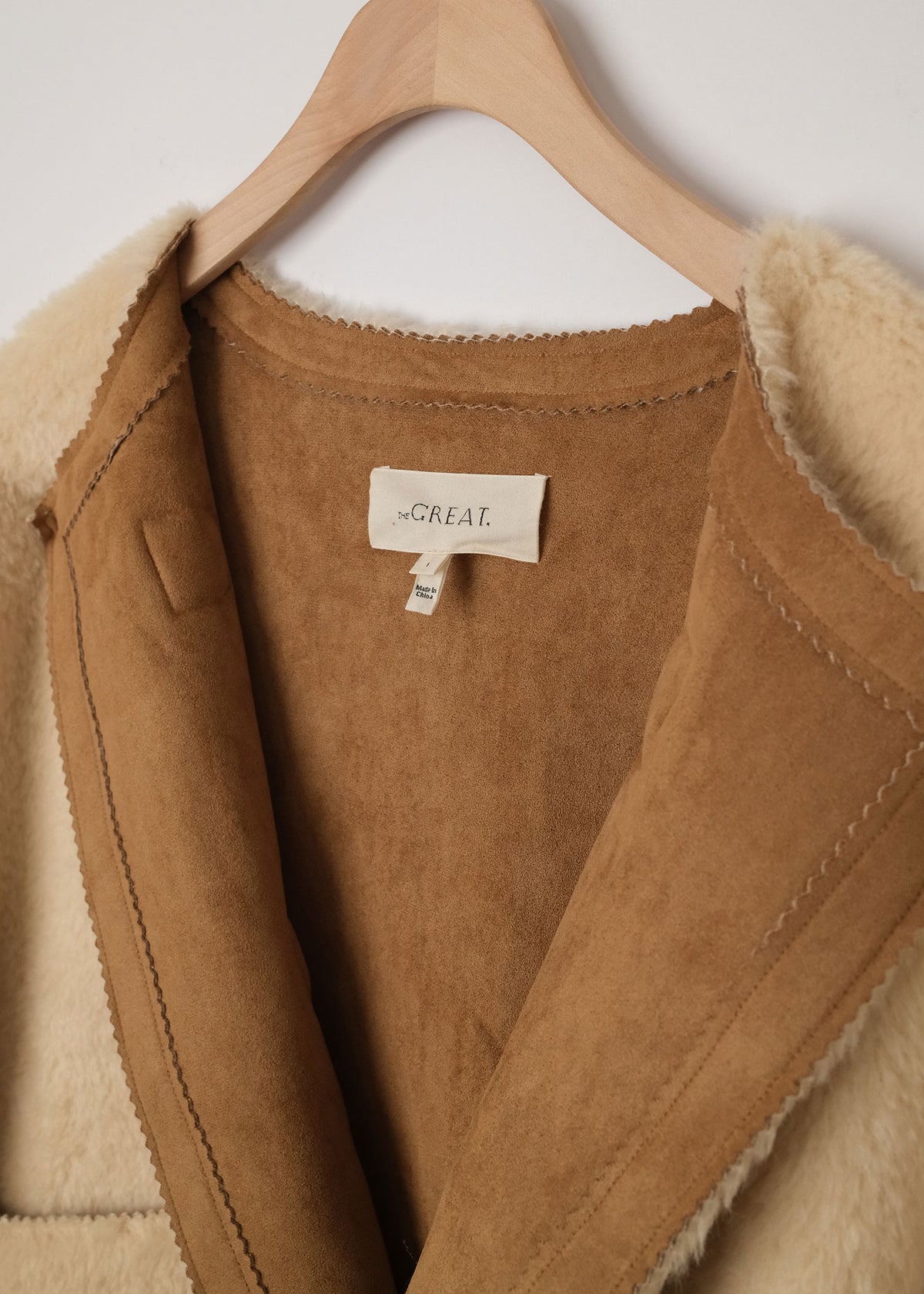 Woodside Toggle Coat Cream