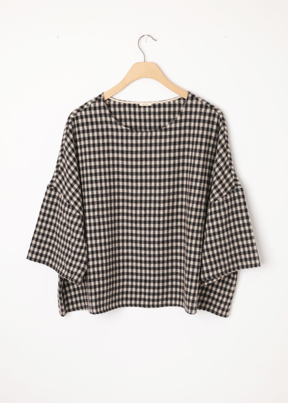Check Superfine Wool Top