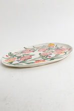 Load image into Gallery viewer, XL Round Floral Platter
