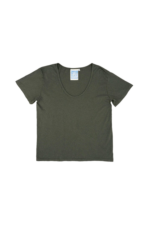 Zuma Scoop Tee Olive Green