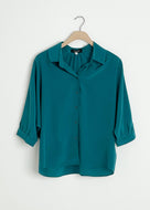 Silk Dolman Blouse