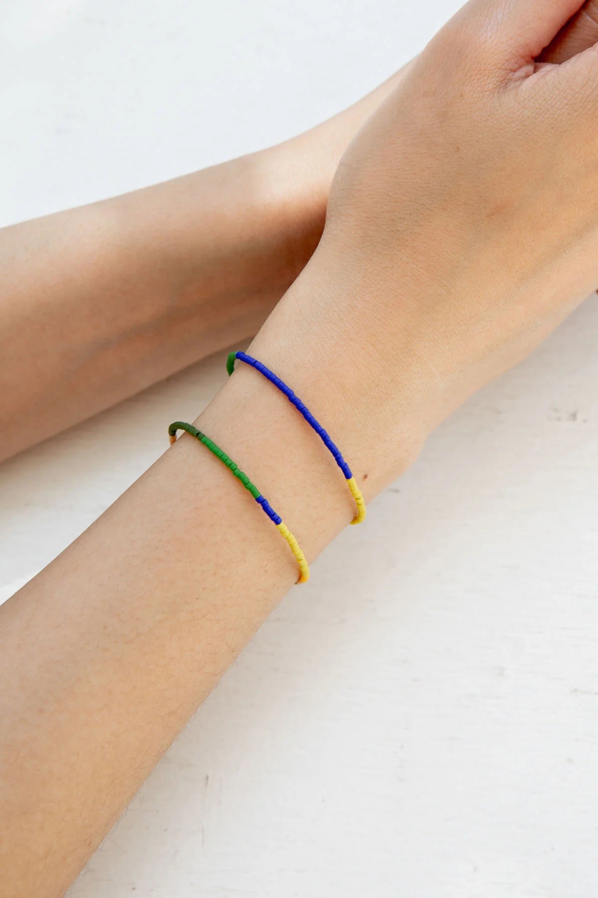Pyramid Bracelet Ocean 6.5"