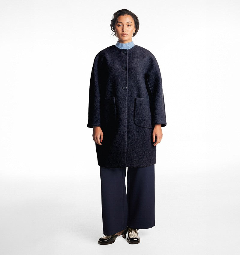 Corine Muse Coat Navy