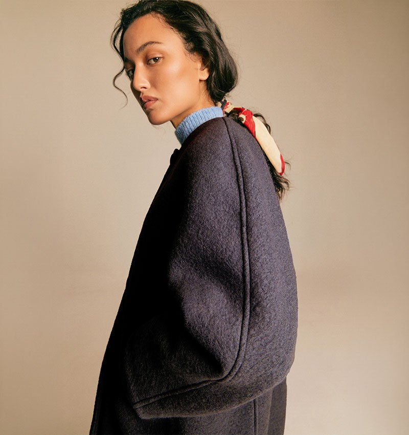 Corine Muse Coat Navy