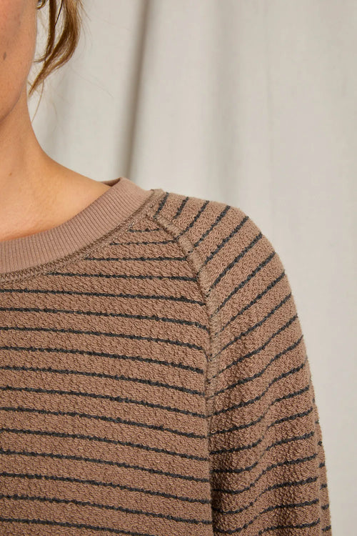 Alexi Stripe Inside Out Sweatshirt