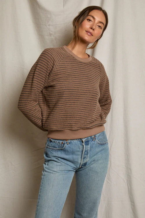 Alexi Stripe Inside Out Sweatshirt