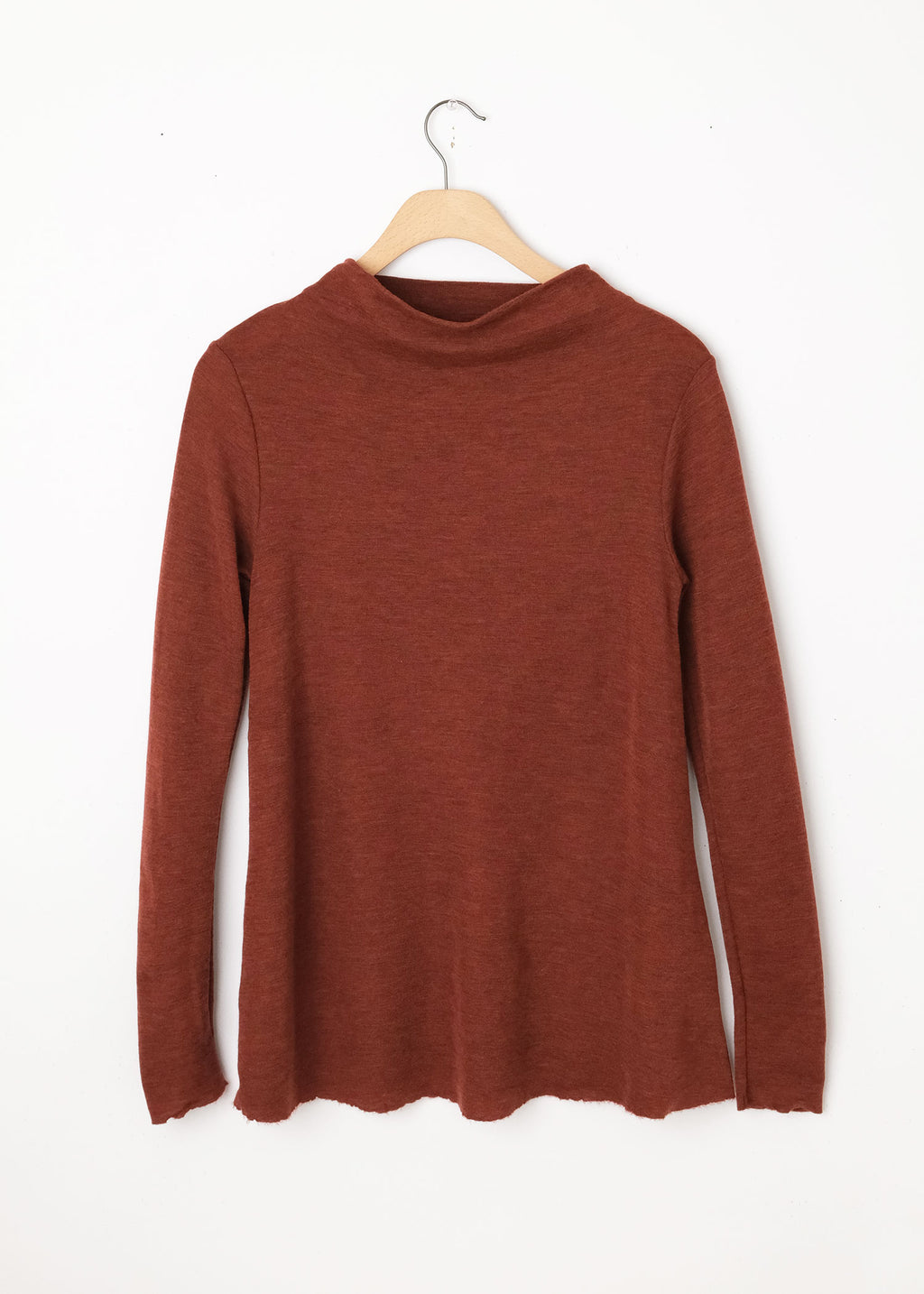 A-Line Long Sleeve Tee in Fine Merino
