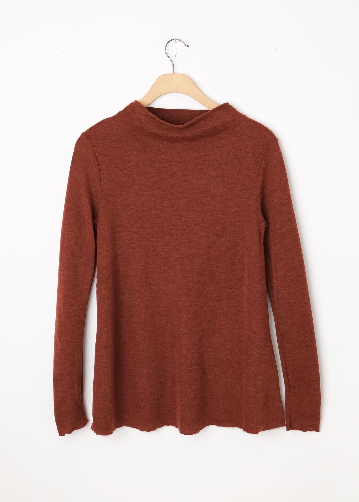 A-Line Long Sleeve Tee in Fine Merino