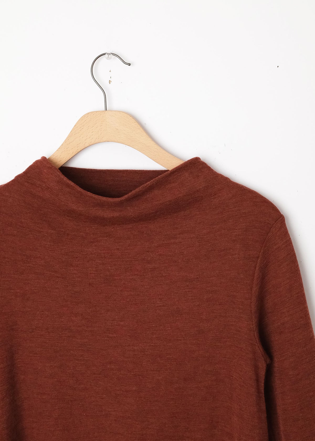 A-Line Long Sleeve Tee in Fine Merino