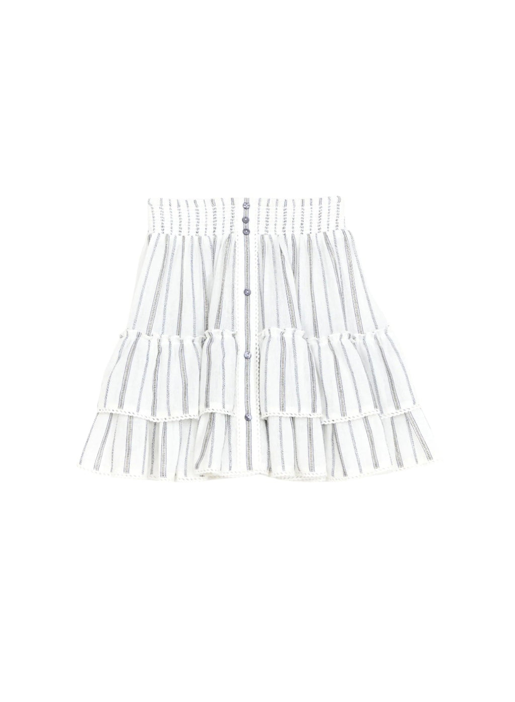 Alma Mini Skirt Ecru Stripe