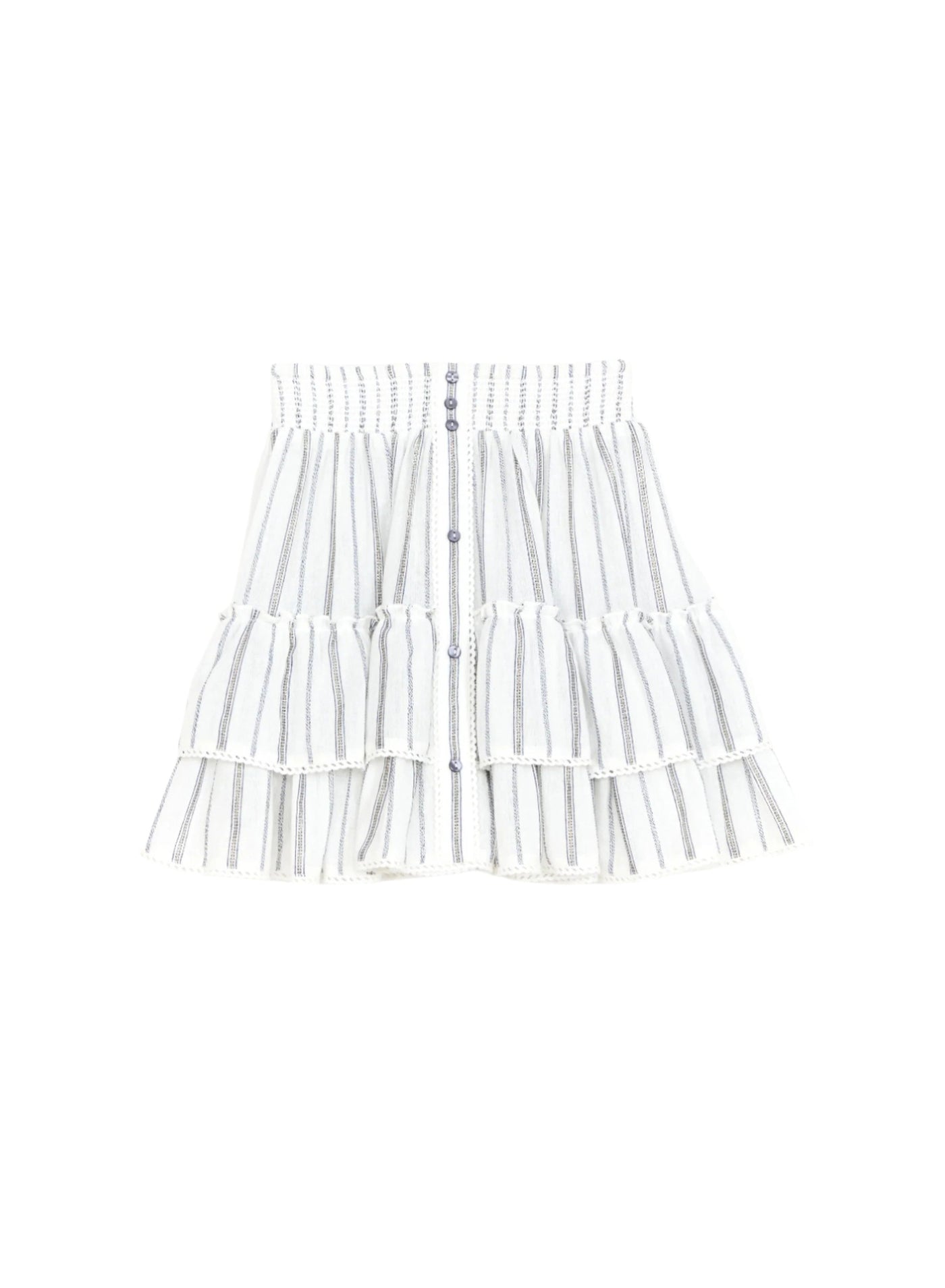 Alma Mini Skirt Ecru Stripe
