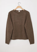 Alpaca Pullover Grey Brown