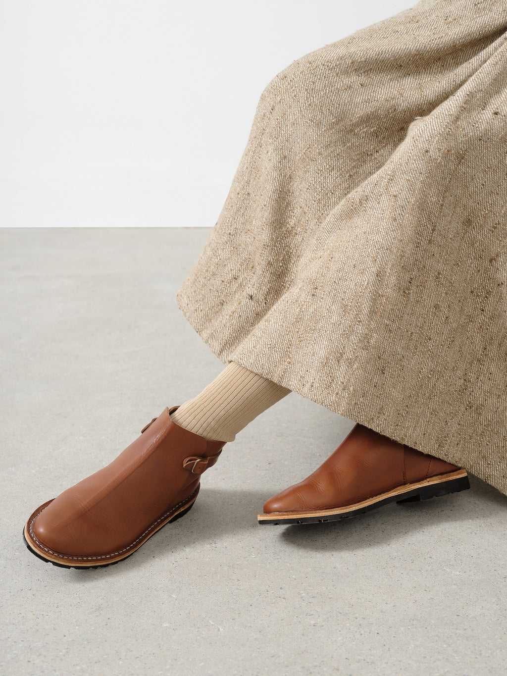 Chocolate  Calfskin Boots