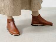 Chocolate  Calfskin Boots