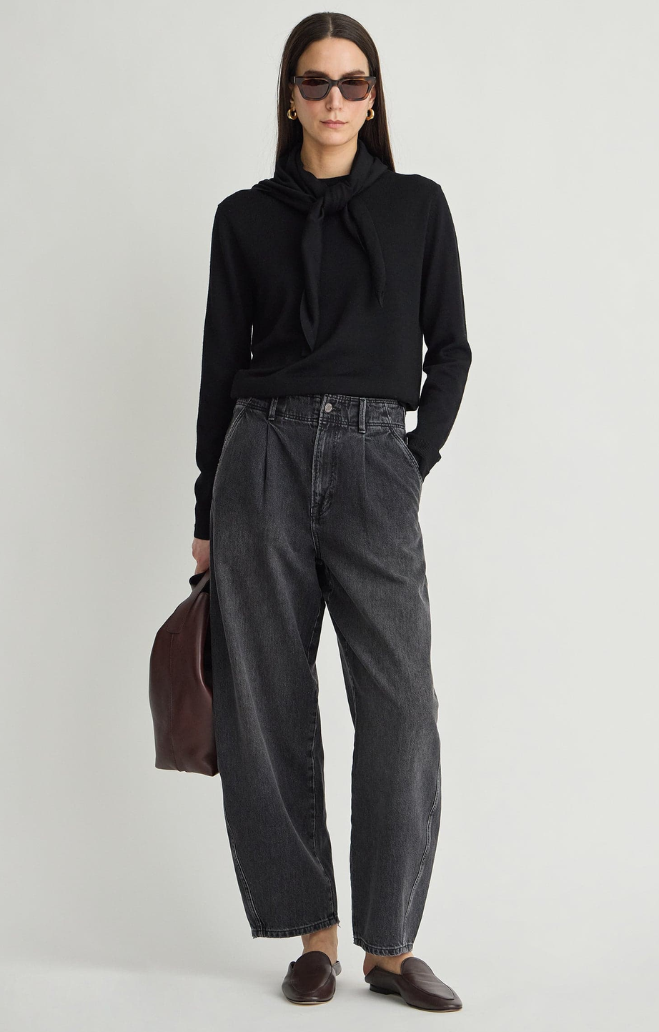 Bari Jean Faded Black Wash
