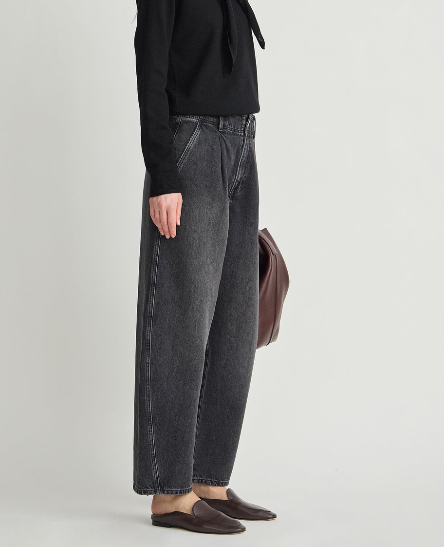 Bari Jean Faded Black Wash