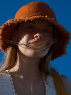 Basket Hat - Burnt Orange