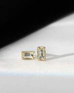 Diamond Leone Studs - 14kt Yellow Gold