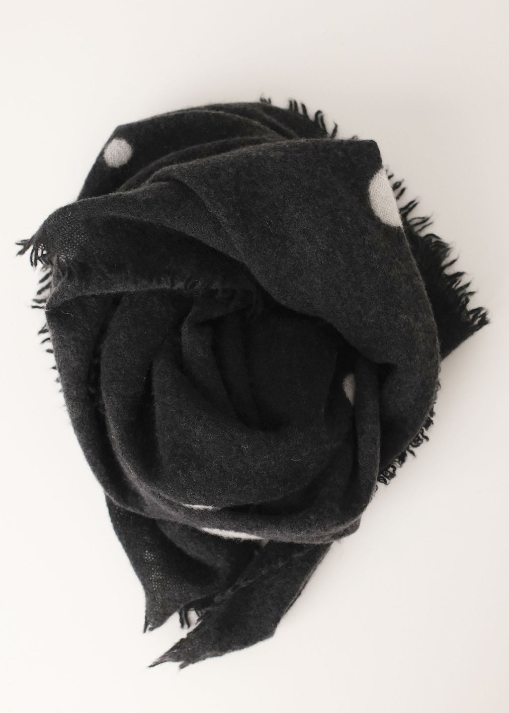 Small Cashmere Scarf Dots