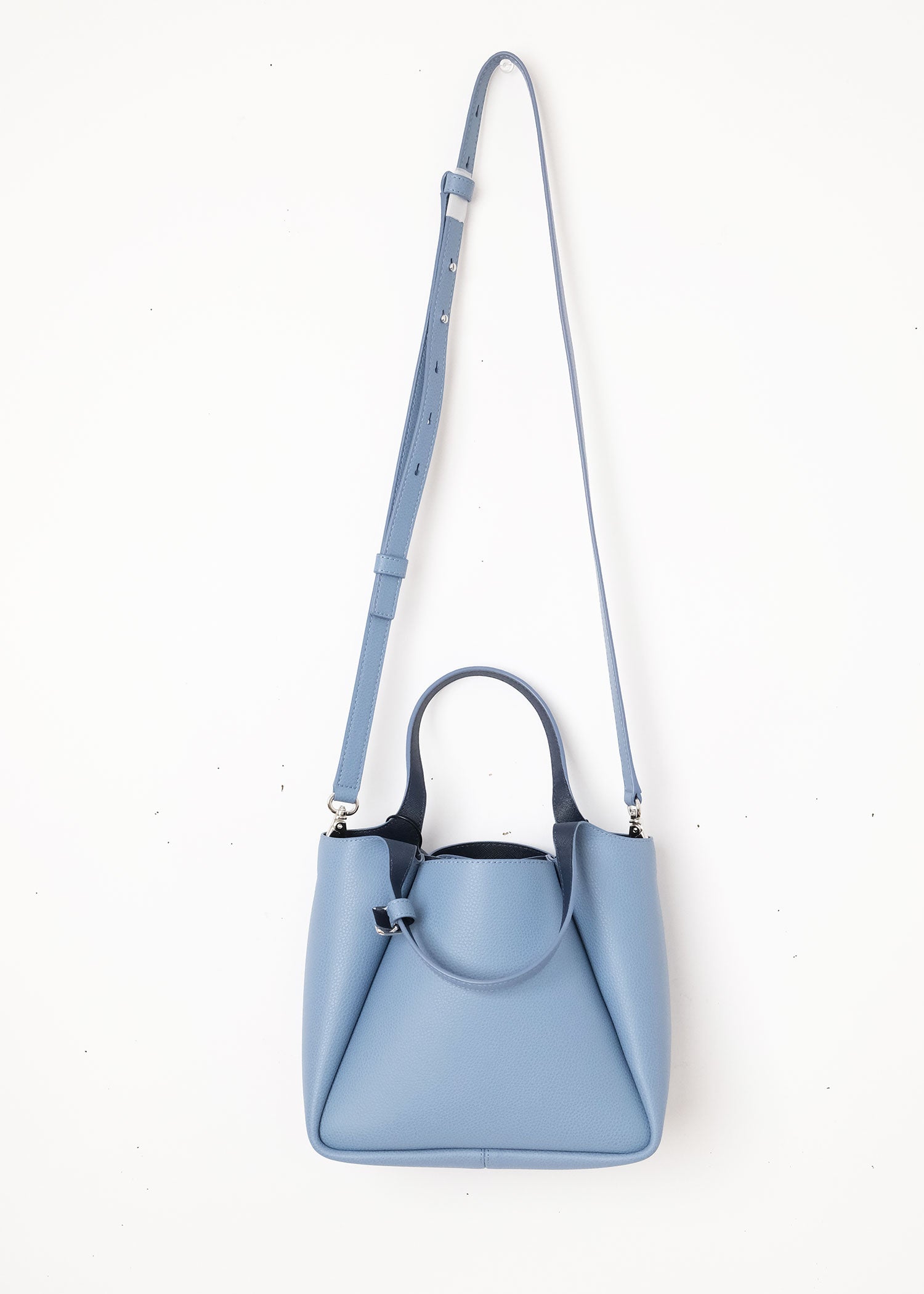 Trapeze Leather Bucket Bag