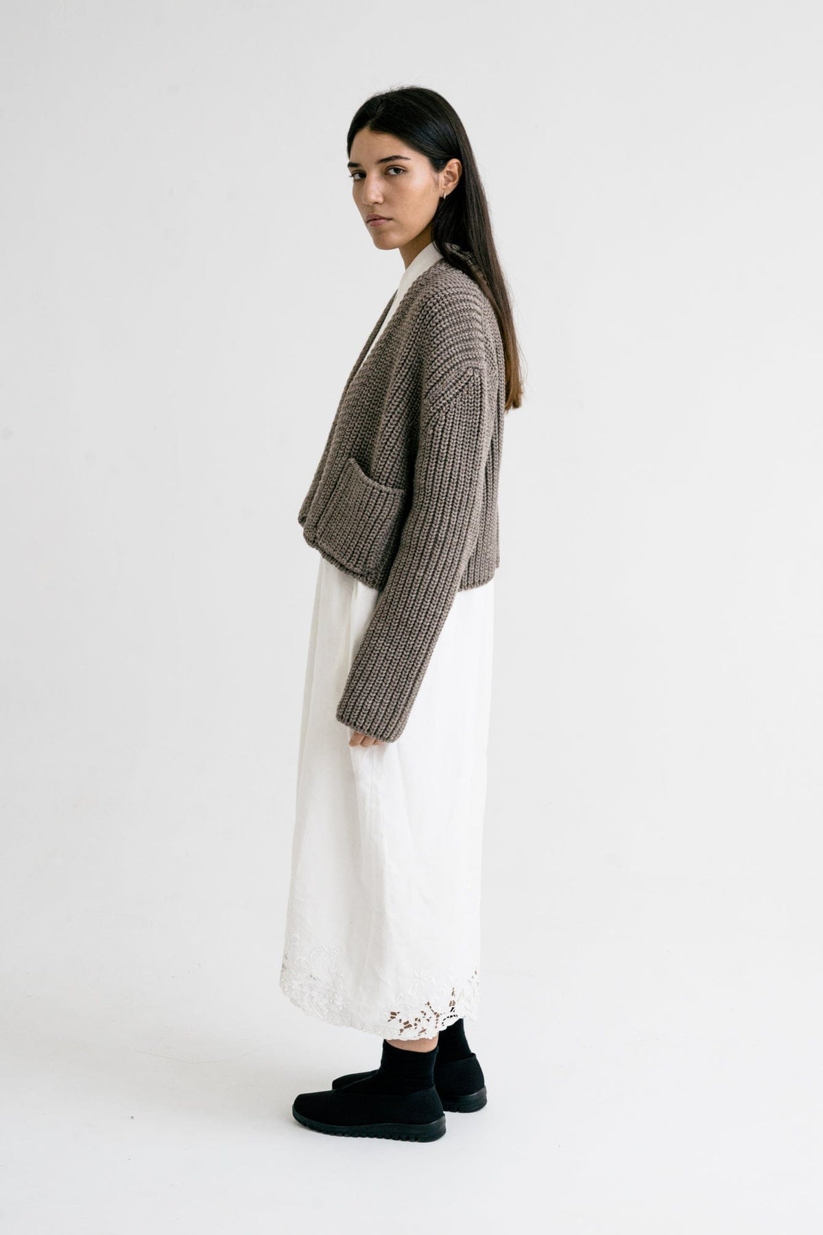Knitted Wool Cardigan Cub